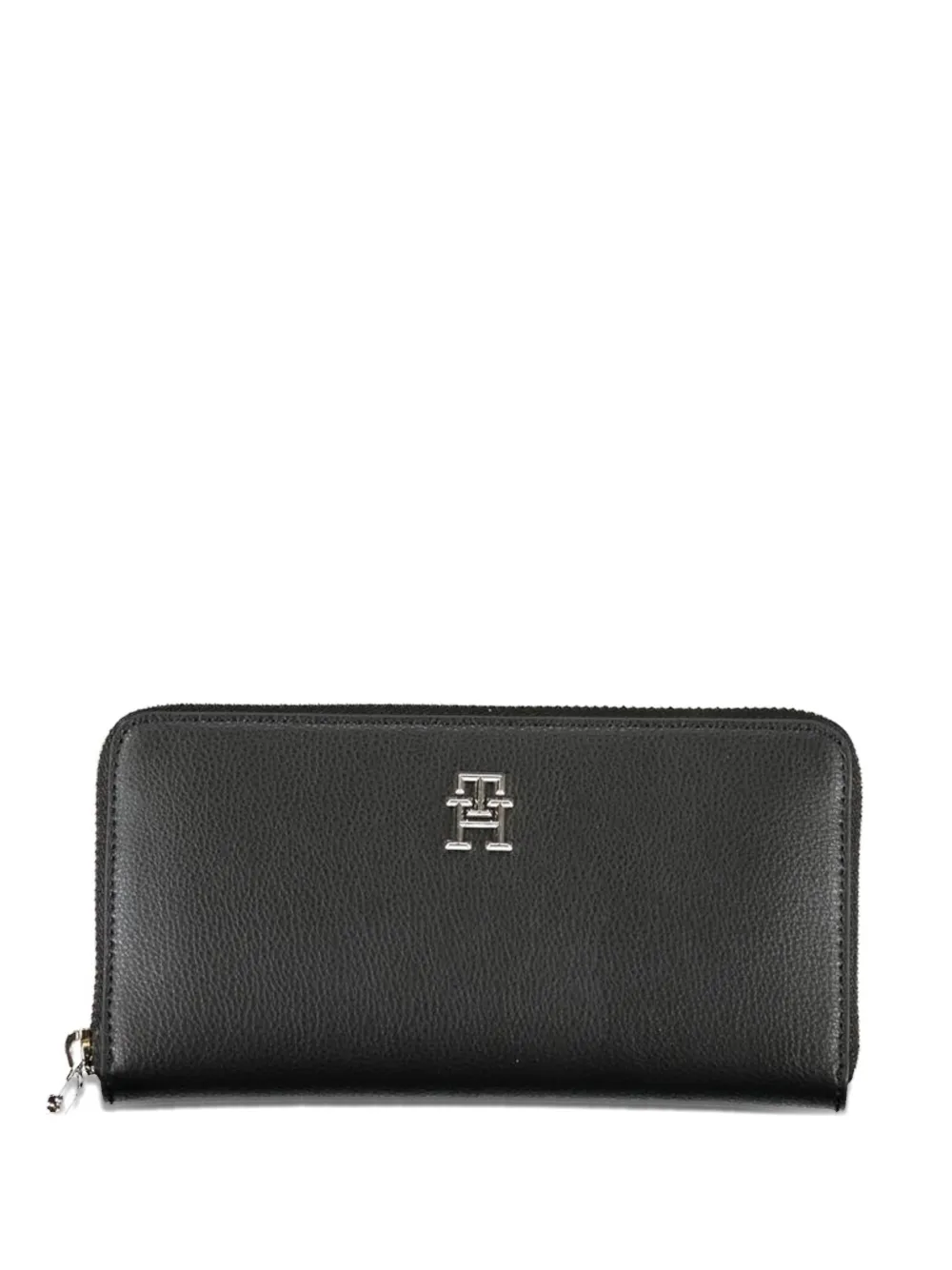 Tommy Hilfiger logo-plaque zip-around wallet - Nero