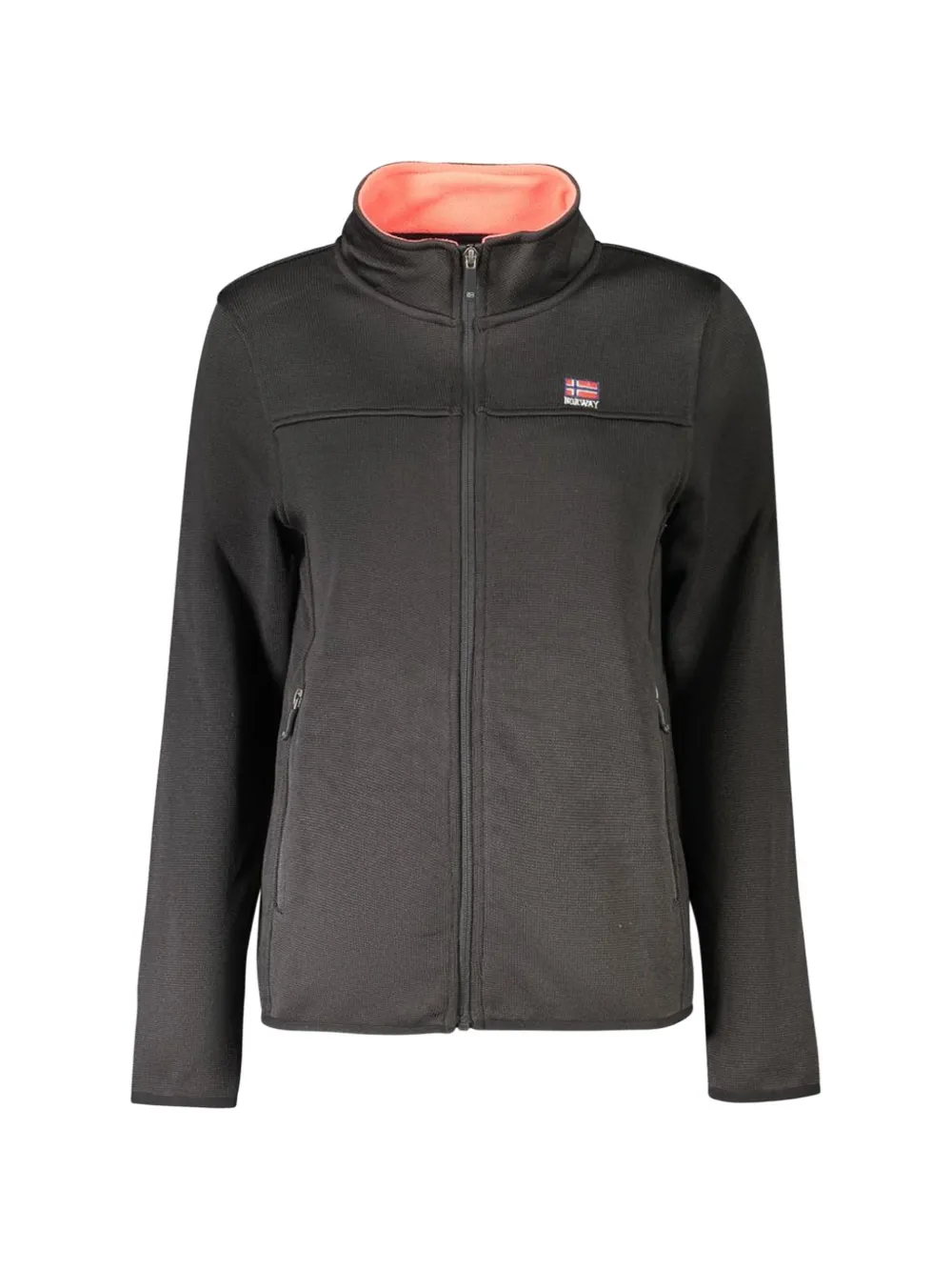Norwegian Rain Zip-up Mock-neck Jacket In Gray