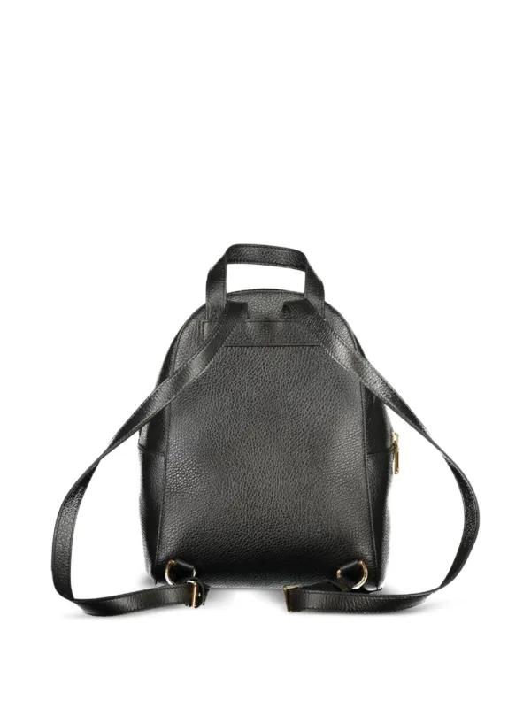 Coccinelle Pebbled Leather Small Backpack | Black | FARFETCH JO display picture 1