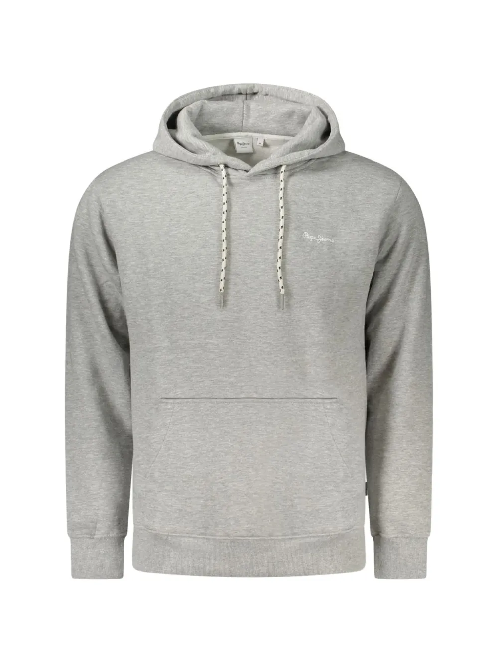 Pepe Jeans logo-embroidered hoodie - Grigio