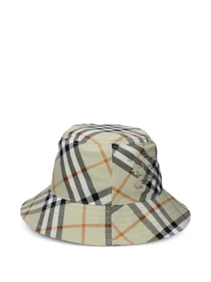 Burberry Vintage Check Bucket Hat | Brown | FARFETCH