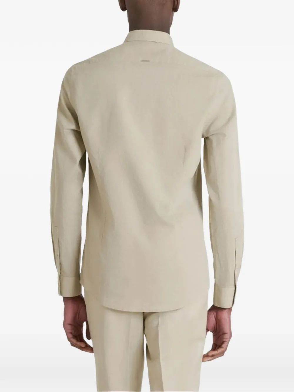 Antony Morato Toledo button-down overhemd met lange mouwen Beige
