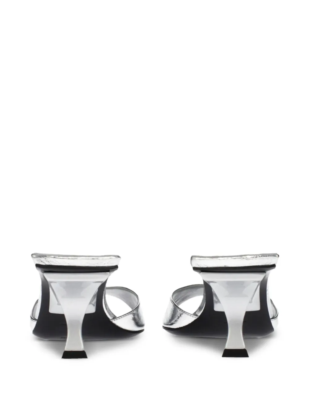 The Attico Bes sandals Zilver