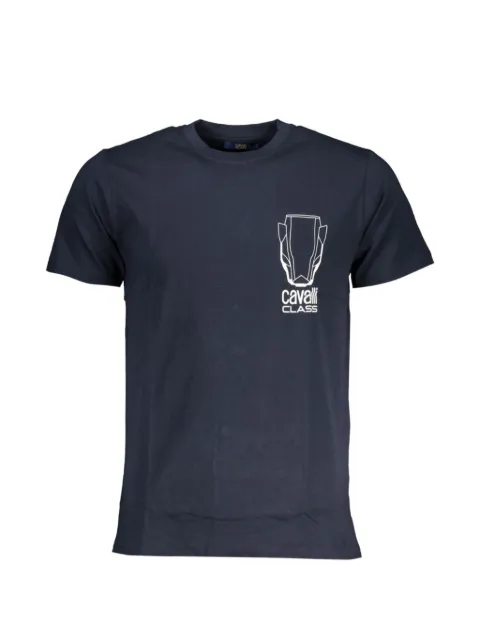 Cavalli Class logo-print cotton T-shirt