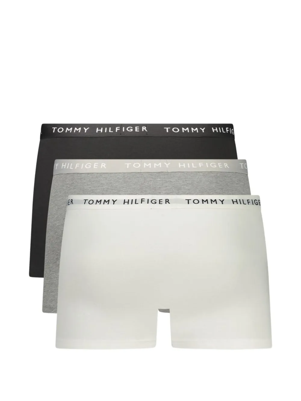 Tommy Hilfiger Drie boxershorts met logoband Wit