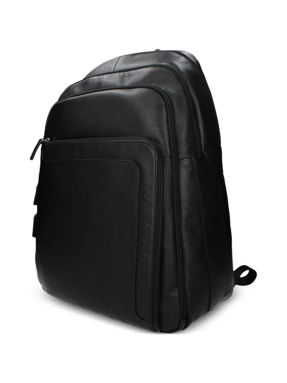 PIQUADRO Leren rugzak Zwart