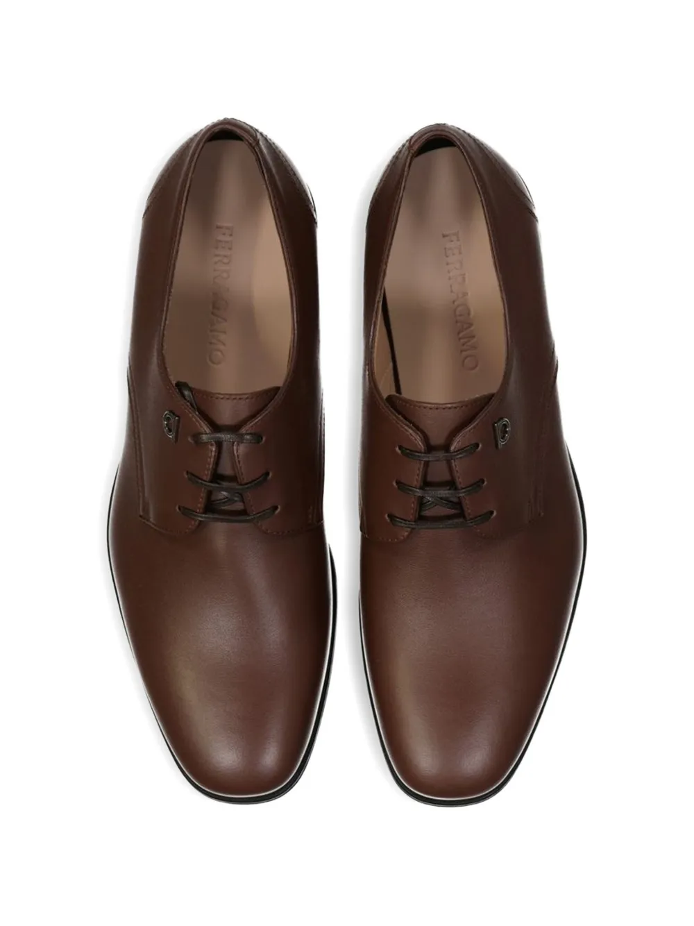Ferragamo Spencer Gancini-plaque derby shoes Bruin