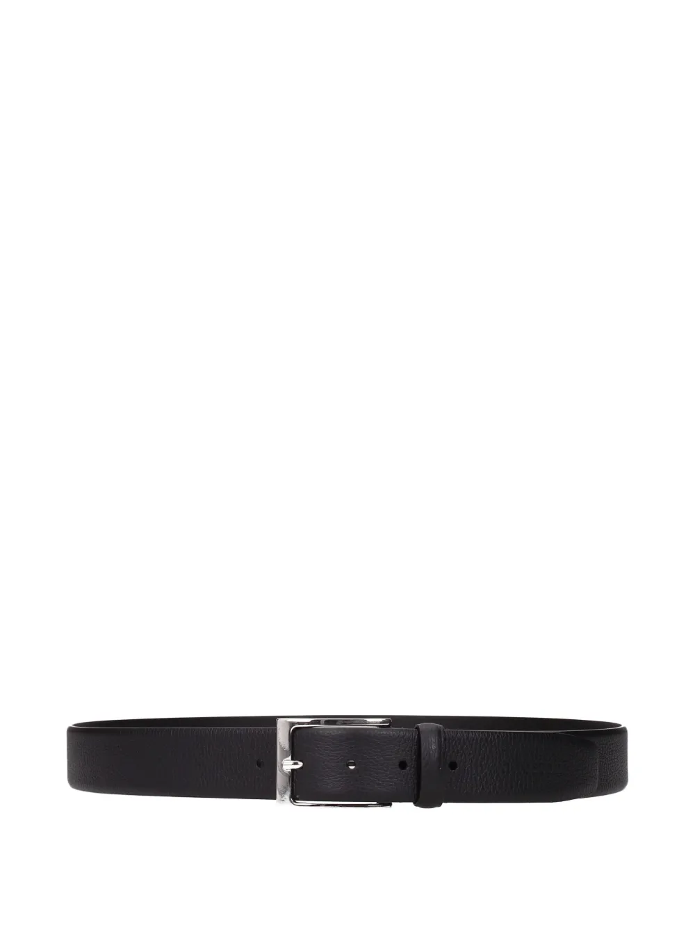 a.testoni grained leather belt - Nero