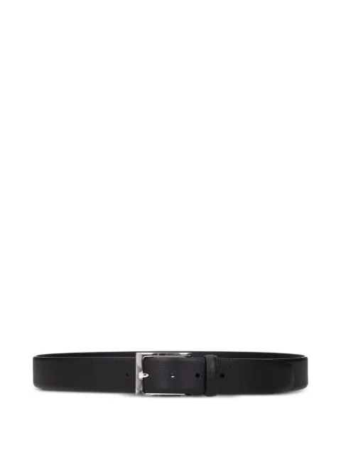 a.testoni grained leather belt