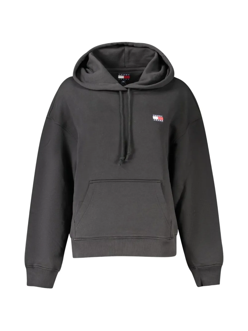 Tommy Hilfiger logo-patch hoodie - Grigio