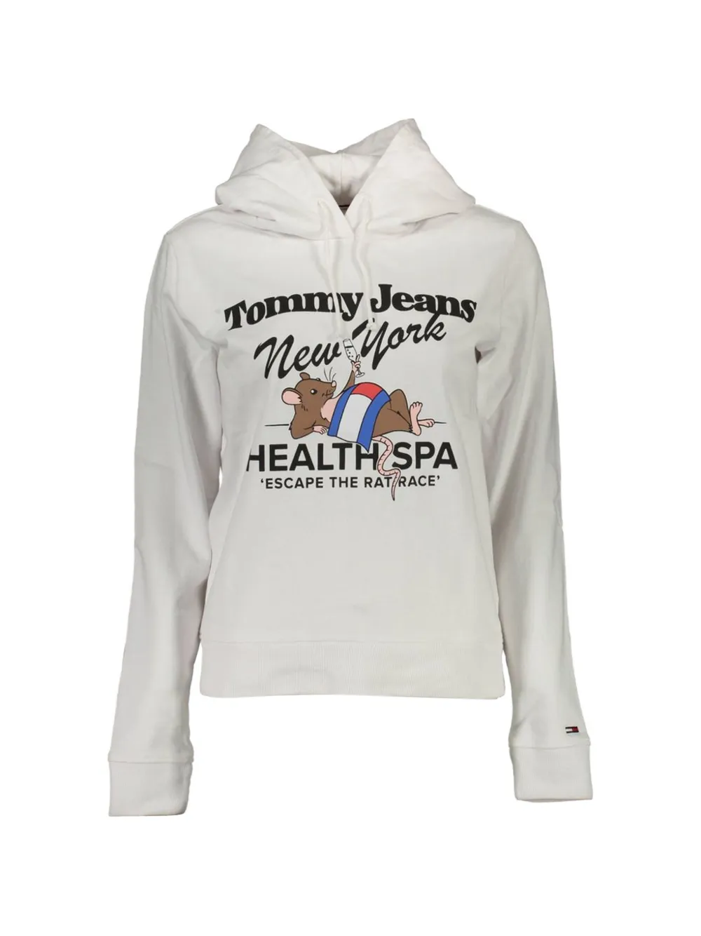 Tommy Hilfiger graphic-print hoodie - Bianco