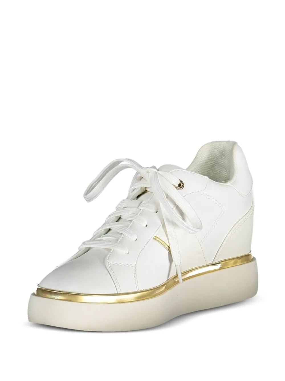 U.S. POLO ASSN. logo-plaque sneakers Wit