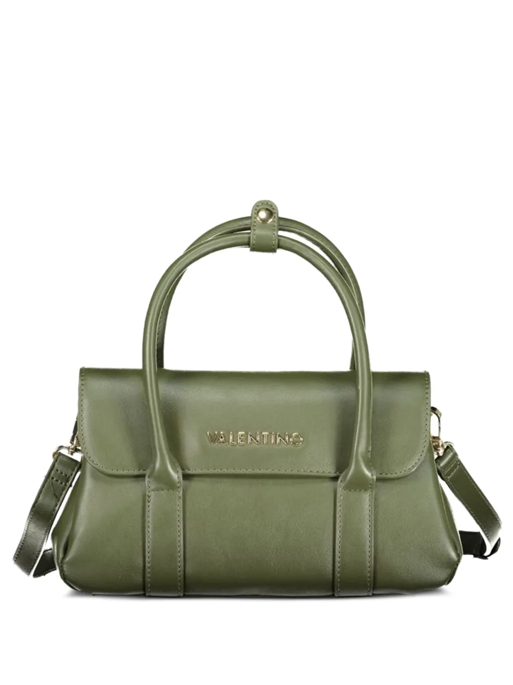 MARIO VALENTINO logo-lettering foldover tote bag