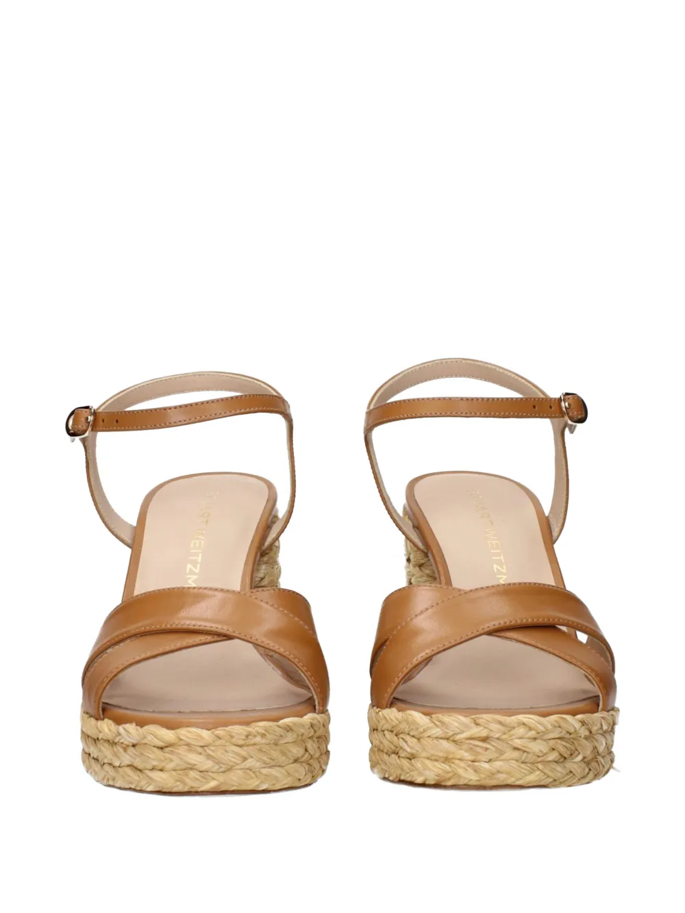 Stuart Weitzman 100mm Dayla heeled sandals Beige