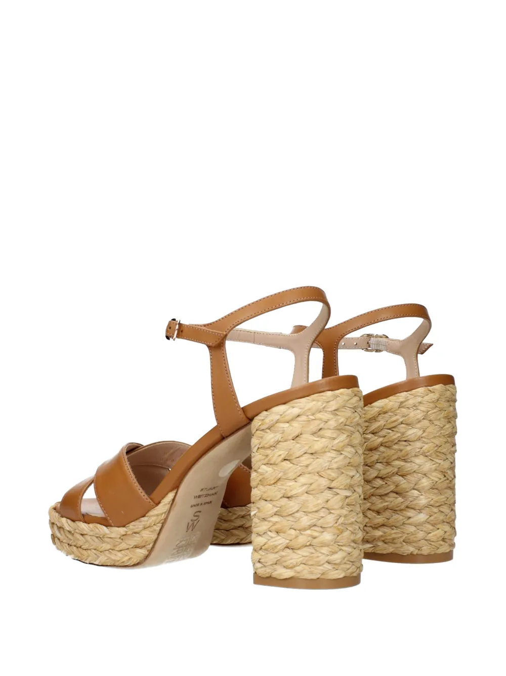 Stuart Weitzman 100mm Dayla heeled sandals Beige