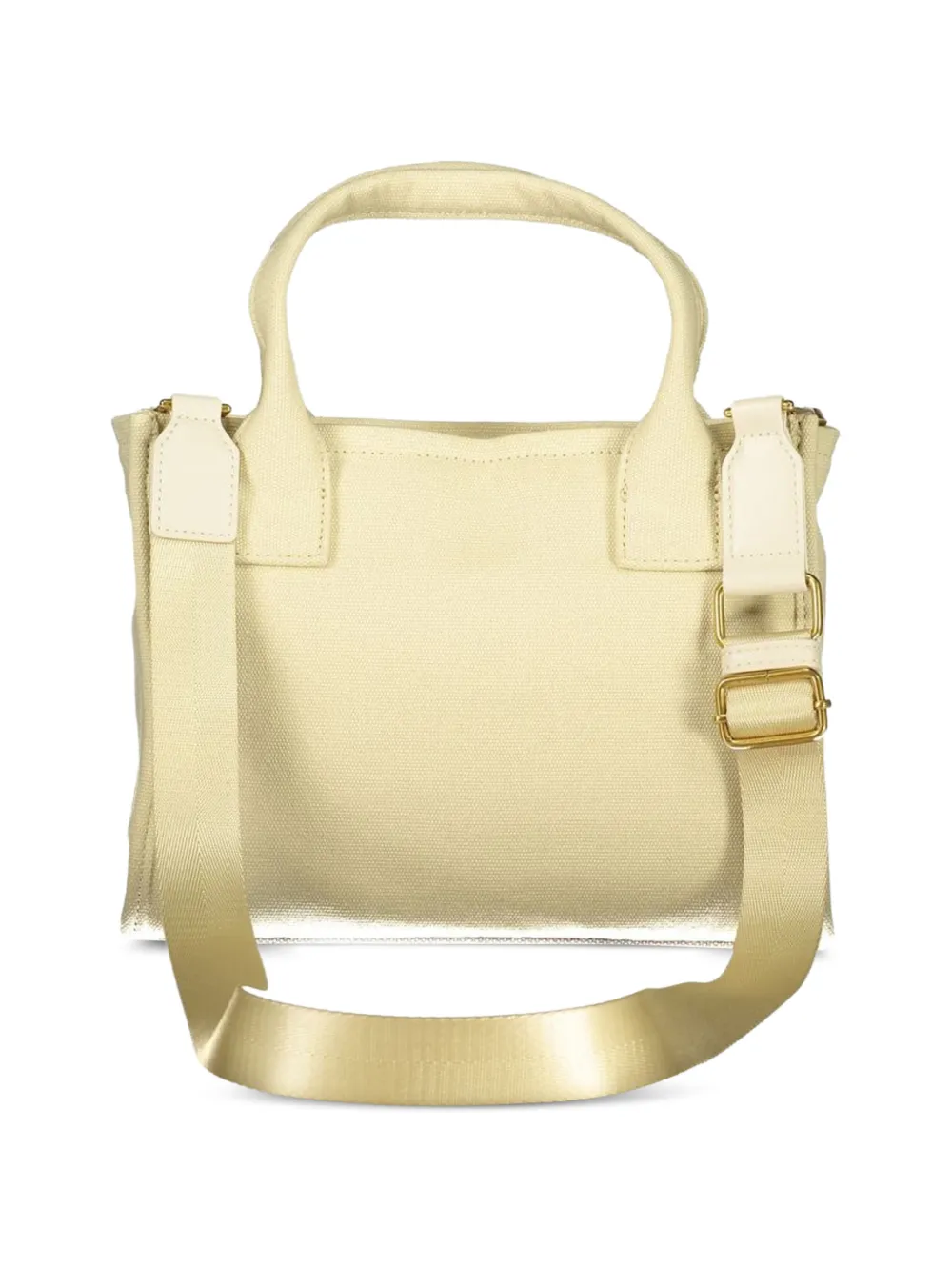 TWINSET Shopper met geborduurd logo Beige