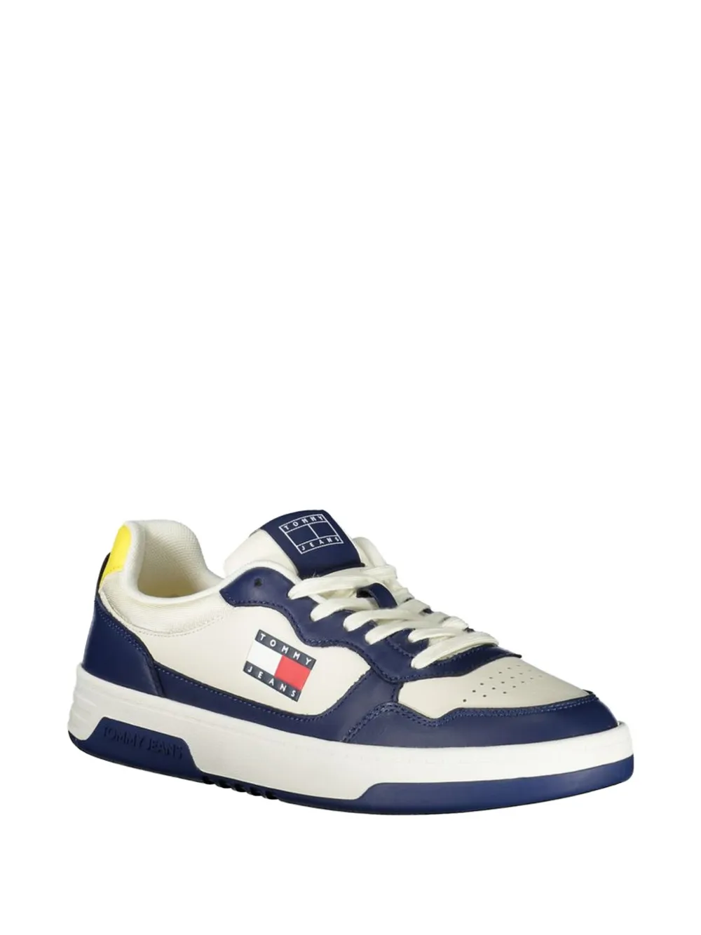 Tommy Hilfiger logo-patch panelled sneakers Beige