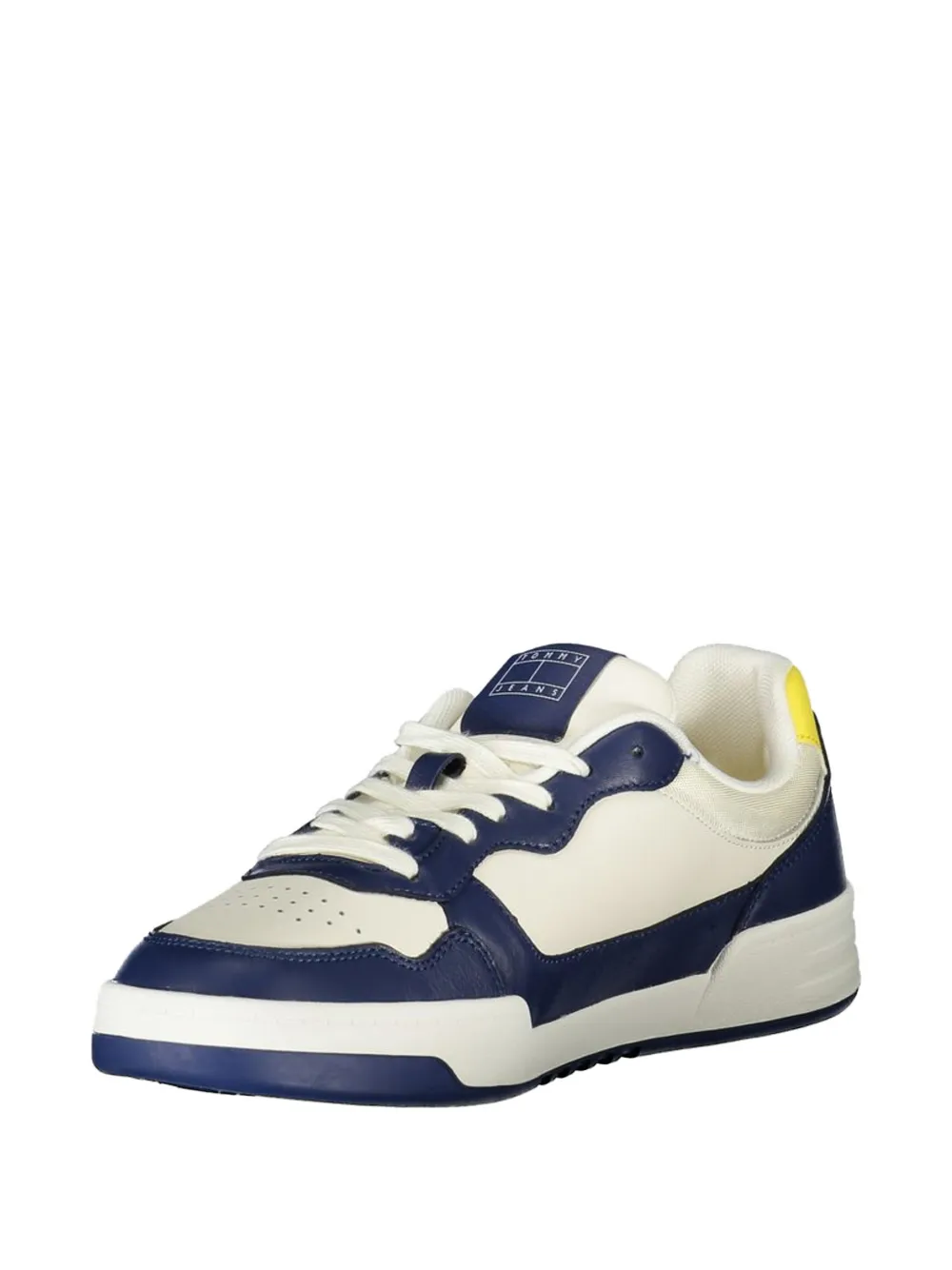 Tommy Hilfiger logo-patch panelled sneakers Beige