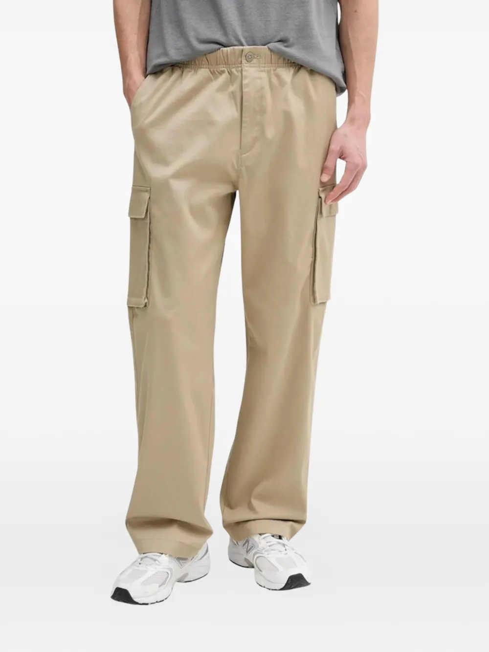 Calvin Klein Jeans elasticated-waist cargo pants - Nude