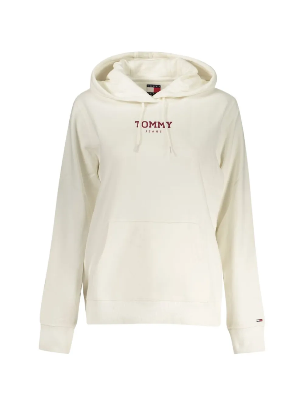 Tommy Hilfiger logo-detail drawstring hoodie - Nude