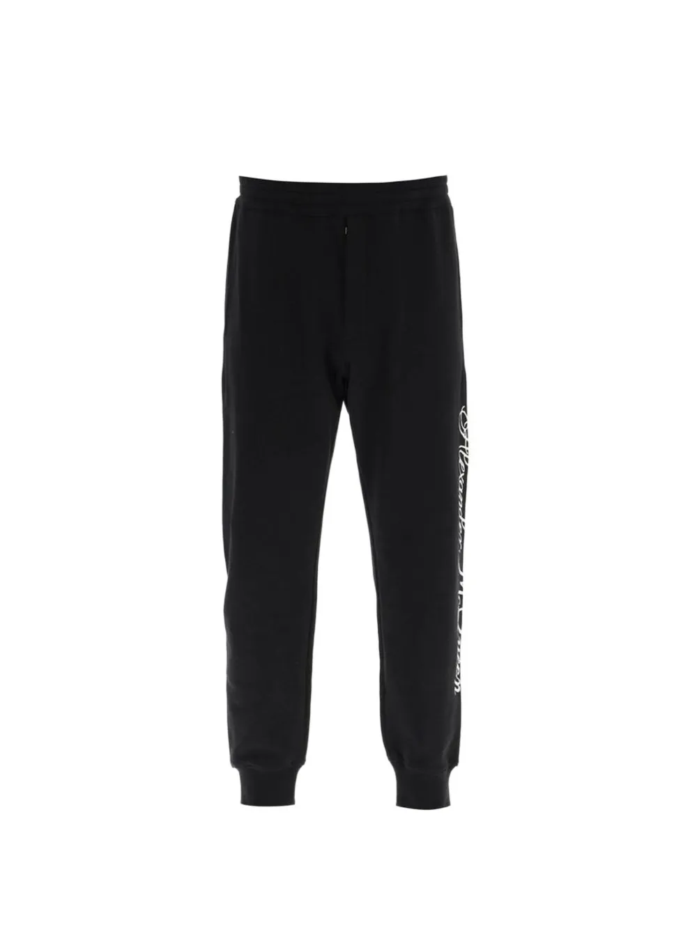 Alexander McQueen logo-print track pants - Nero