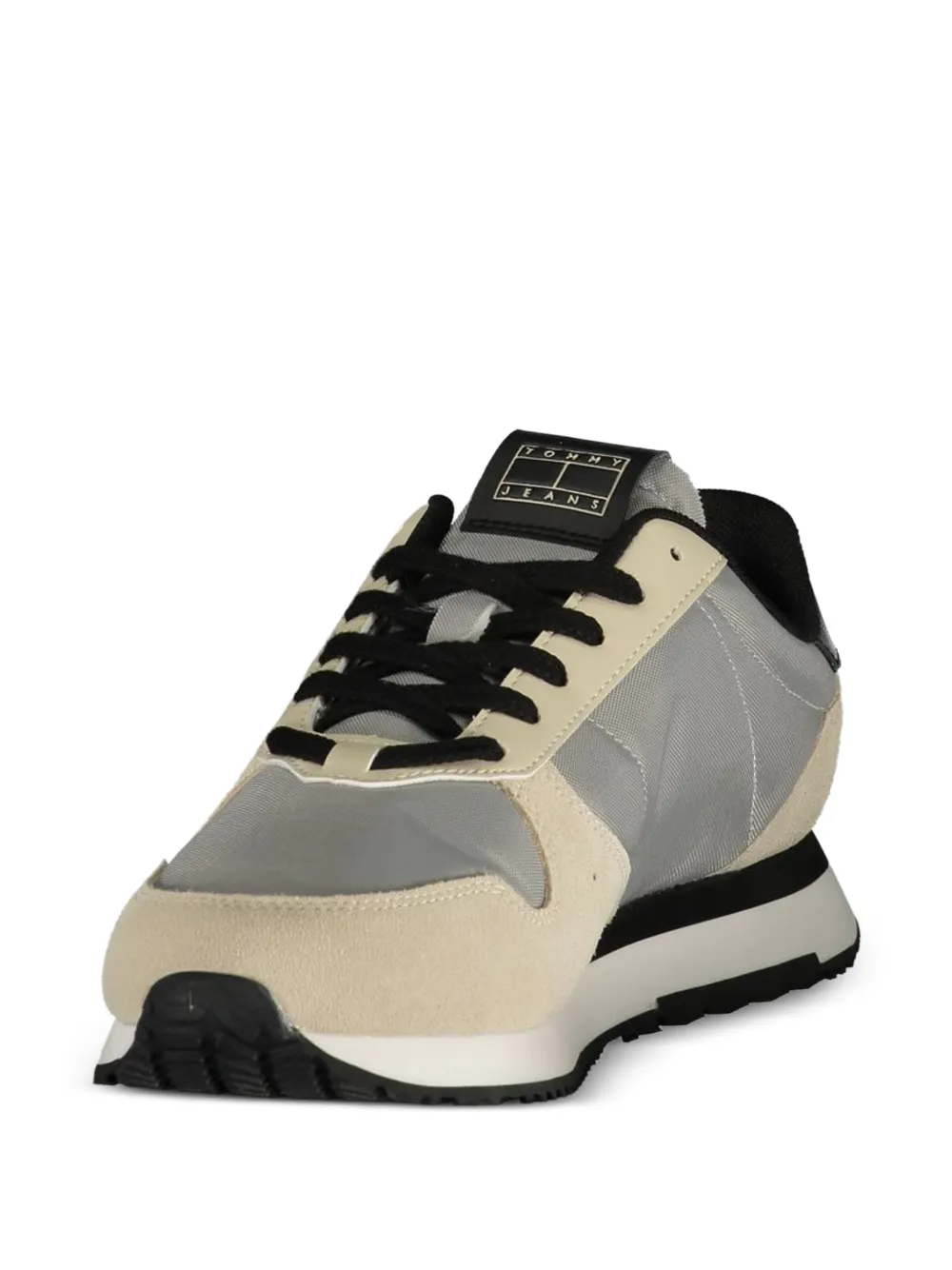 Tommy Hilfiger panelled logo-patch sneakers Beige