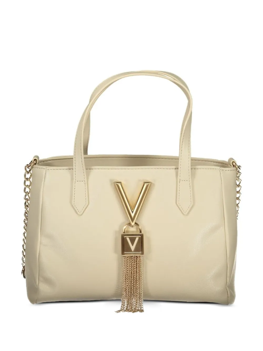 MARIO VALENTINO logo-plaque tote bag