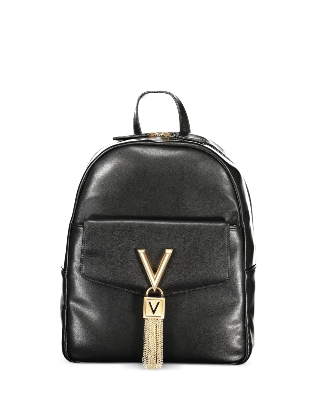 MARIO VALENTINO logo tassel-detail backpack - Nero