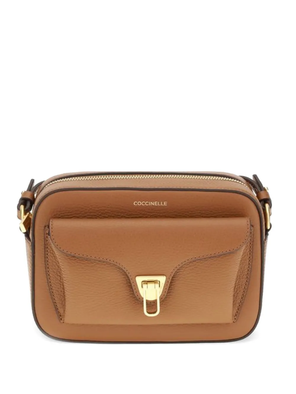 Coccinelle small Beat Soft leather shoulder bag - Marrone