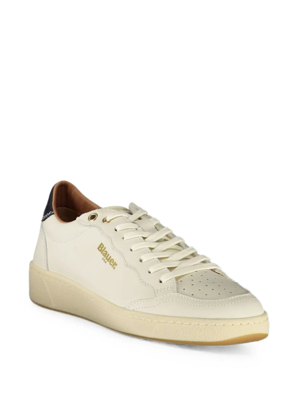 Blauer perforated-detail sneakers Wit