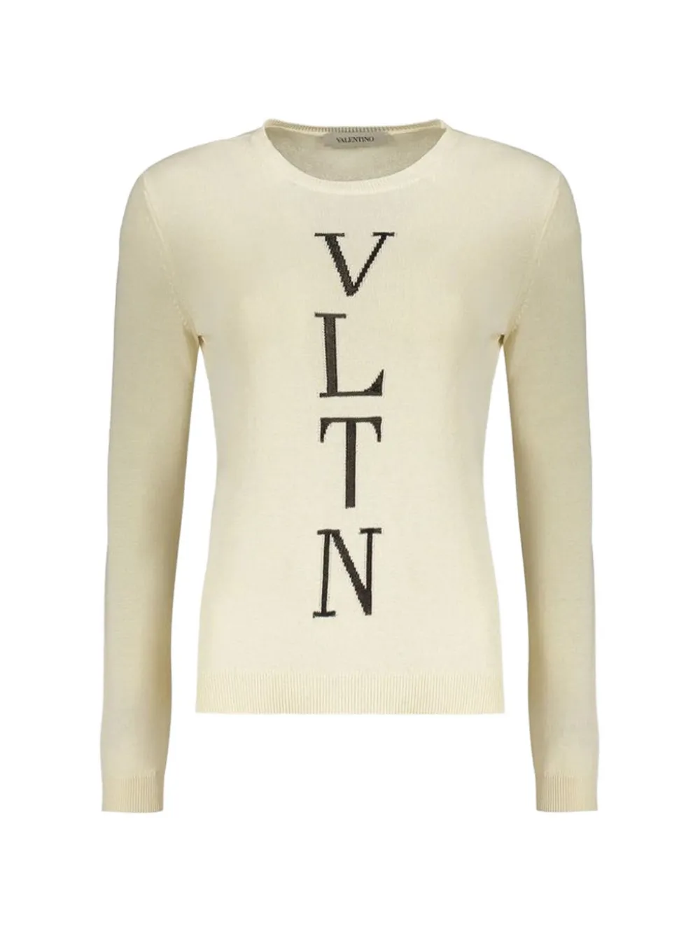 Valentino Garavani intarsia-knit sweater - Toni neutri