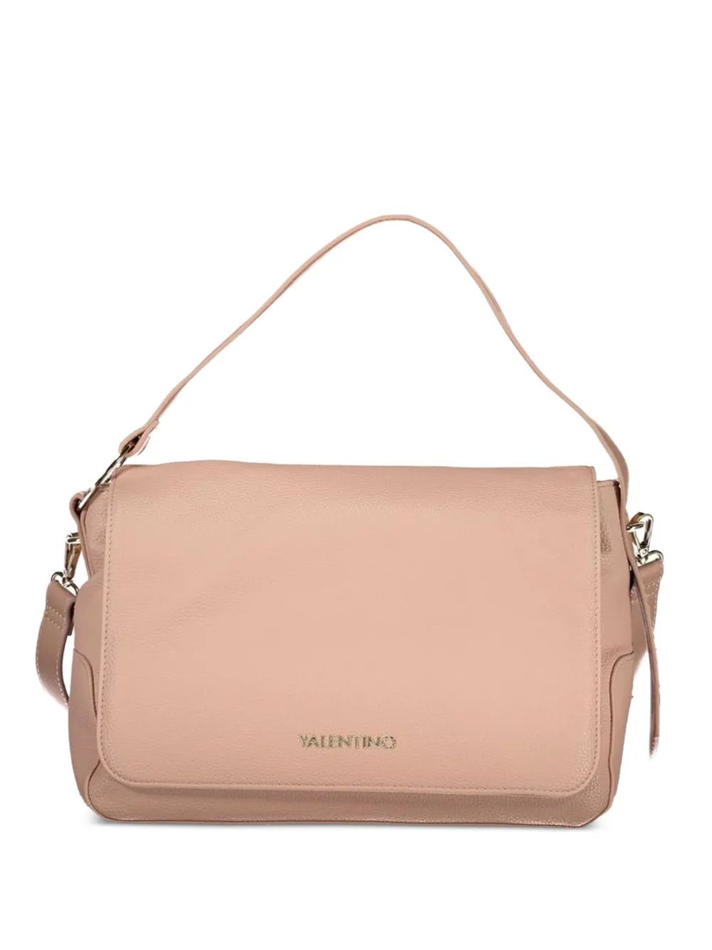 MARIO VALENTINO logo-plaque shoulder bag - Toni neutri