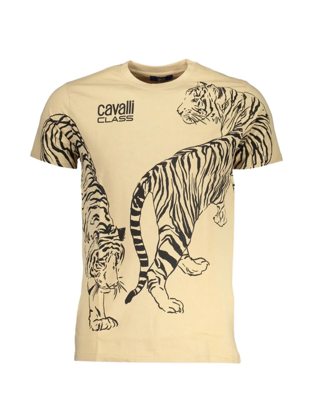 Cavalli Class tiger-print T-shirt - Toni neutri