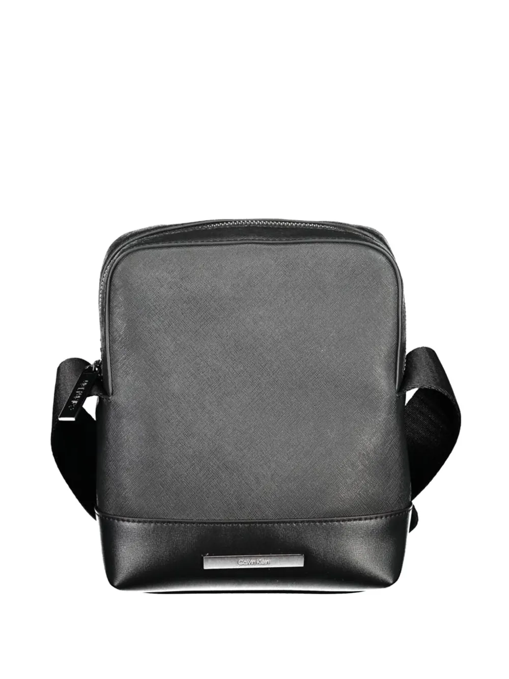 Calvin Klein logo-plaque messenger bag - Nero