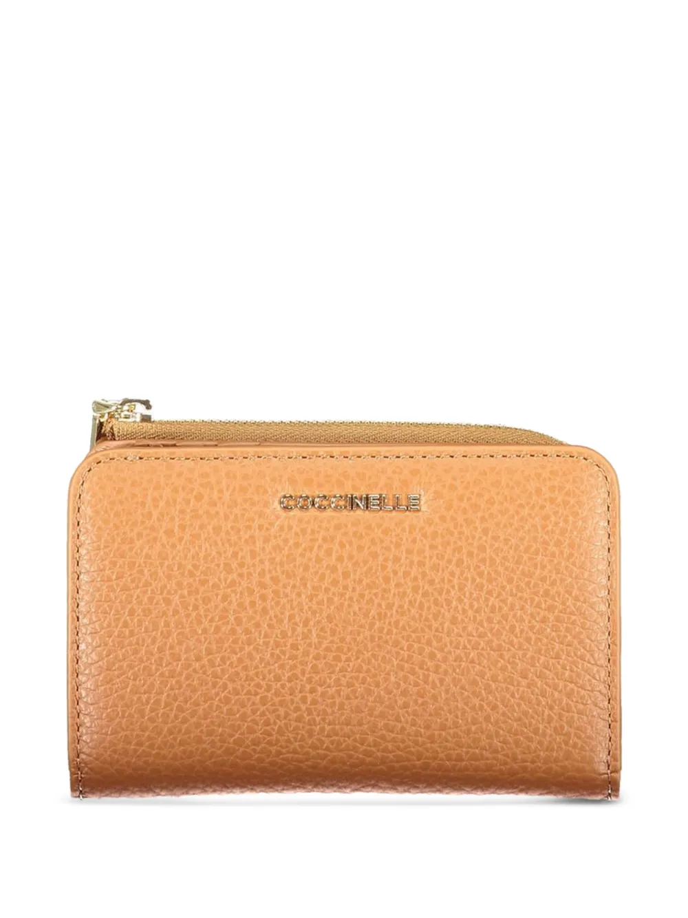 Coccinelle pebbled leather wallet - Toni neutri