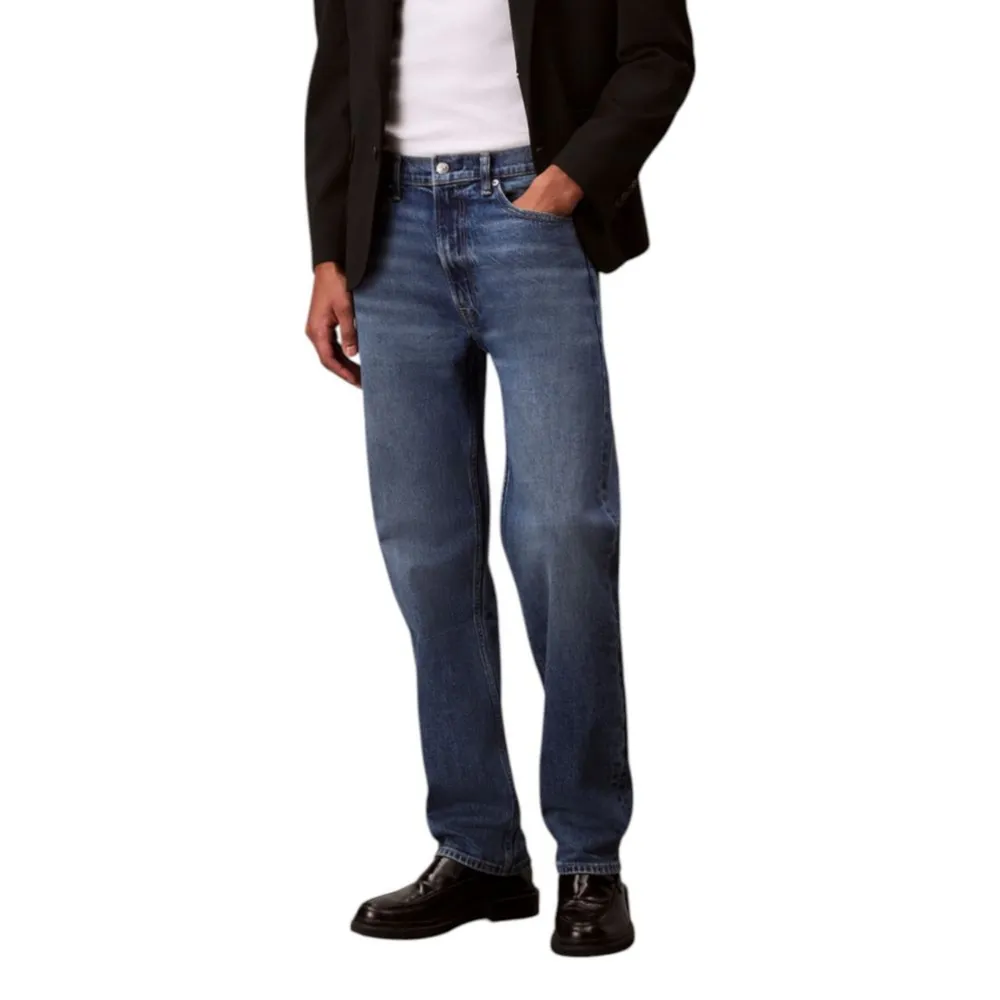 Calvin Klein Jeans straight-leg jeans - Blu