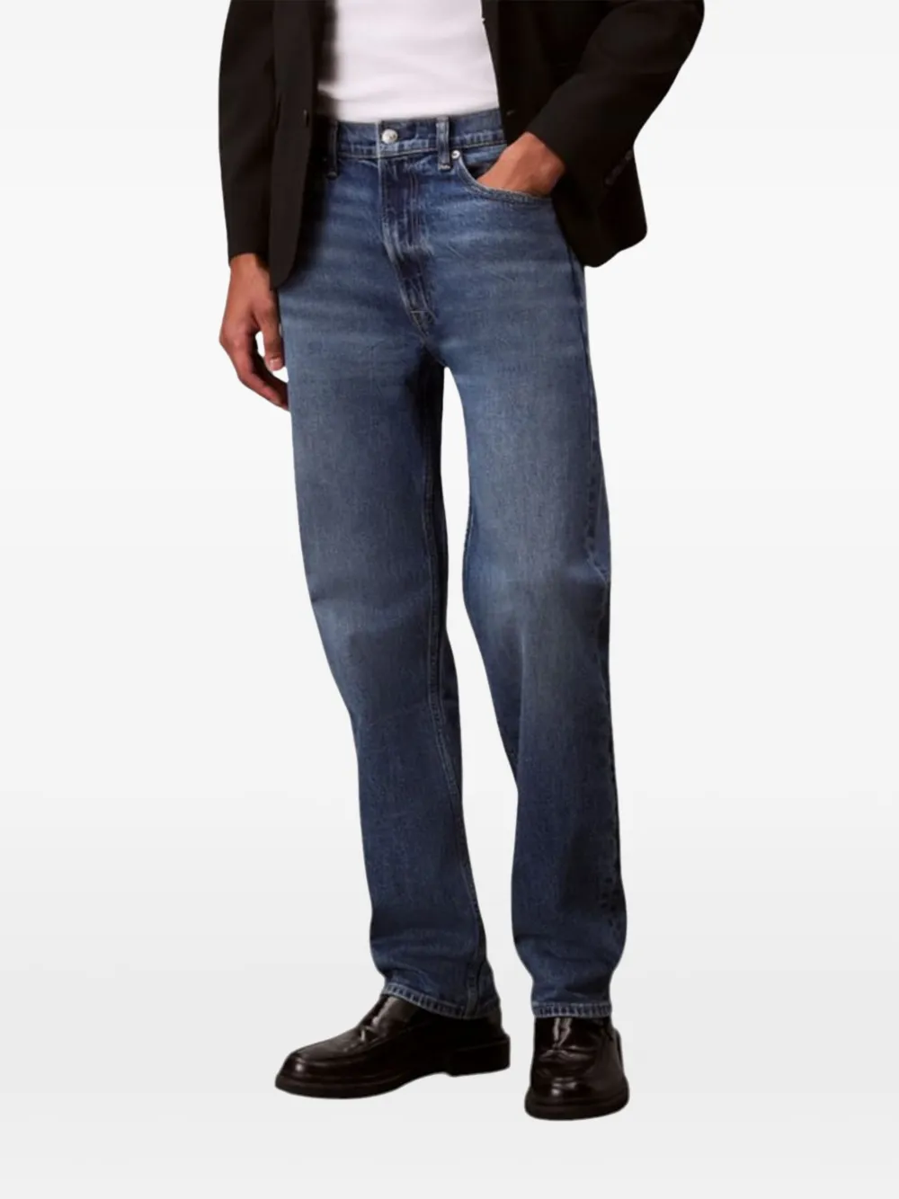 Calvin Klein Jeans straight-leg jeans - Blu