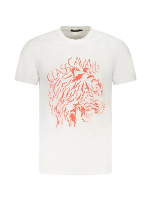 Cavalli Class tiger-print cotton T-shirt