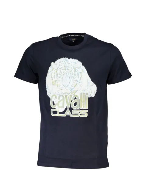 Cavalli Class tiger-print logo-print T-shirt