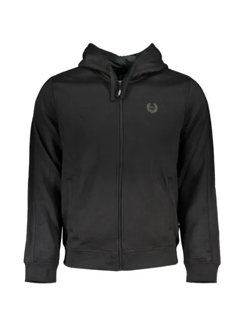 Gian Marco Venturi Vintage zip-up logo-print hoodie