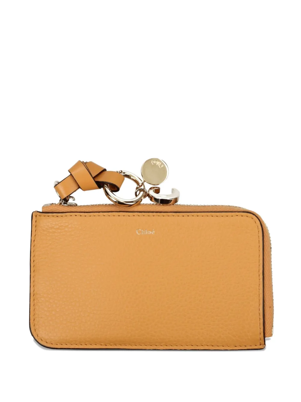 Chloé Alphabet leather wallet - Arancione