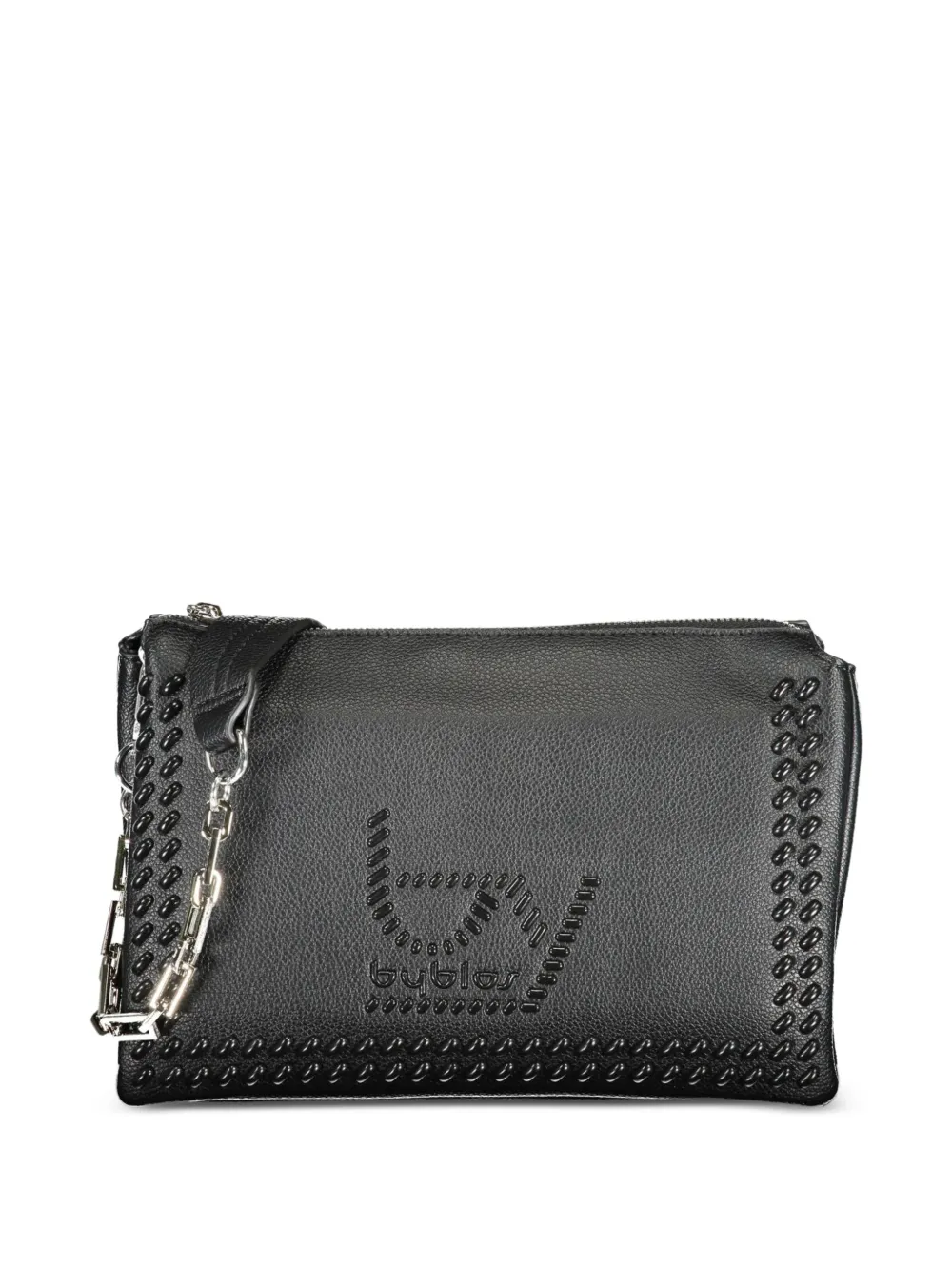 byblos stud-embellished chain-strap handbag - Nero