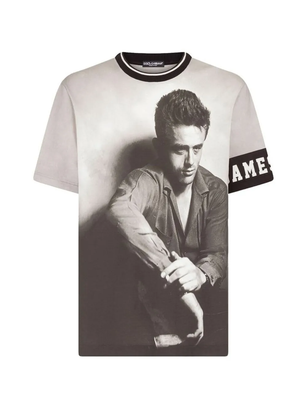 Dolce & Gabbana photographic-print T-shirt - Grigio