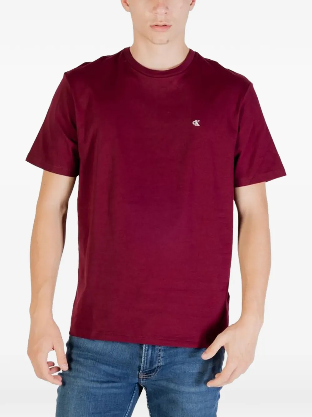 Calvin Klein Jeans logo-print T-shirt - Rot