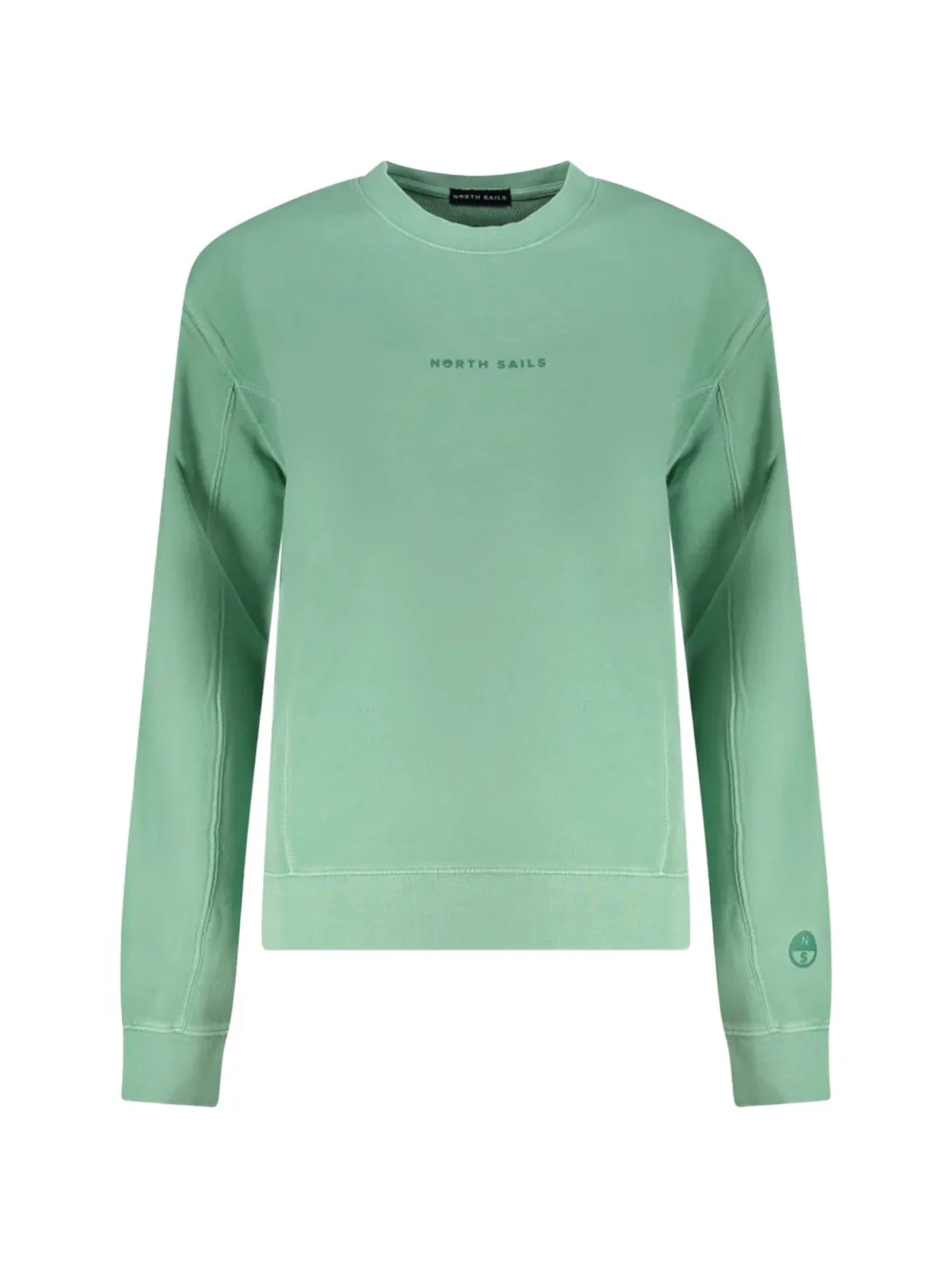 North Sails logo-print cotton sweatshirt - Verde