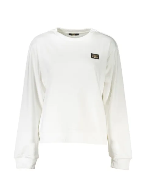 Cavalli Class logo-patch sweatshirt