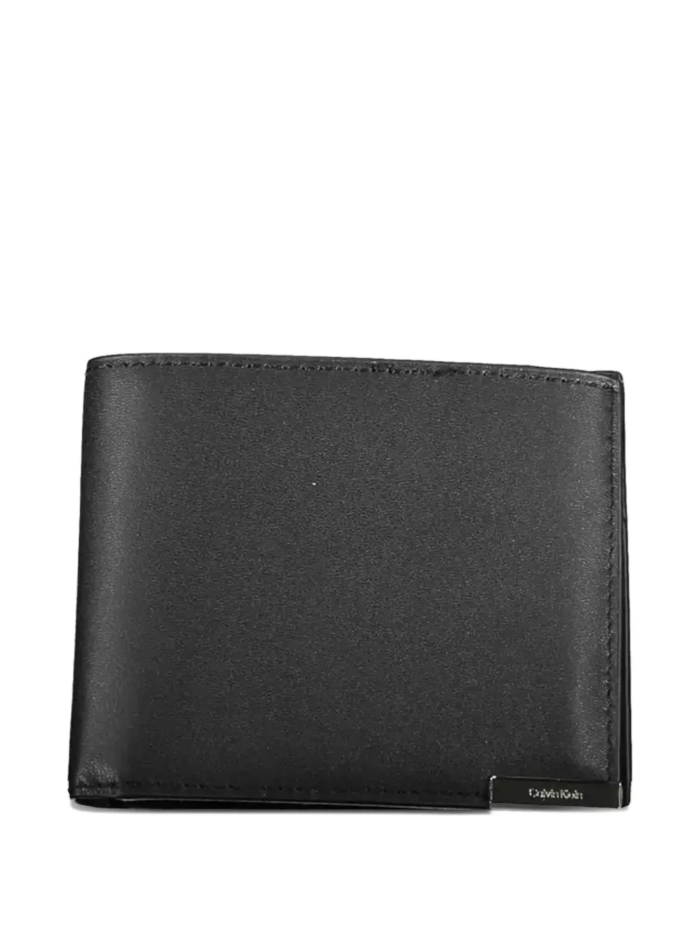 Calvin Klein logo-plaque bi-fold wallet - Nero