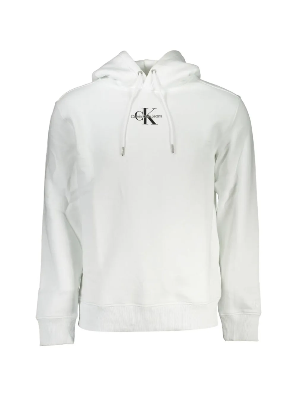 Calvin Klein Jeans logo-print hoodie - Weiß