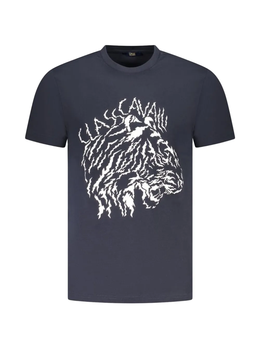 Cavalli Class tiger-print T-shirt - Blu
