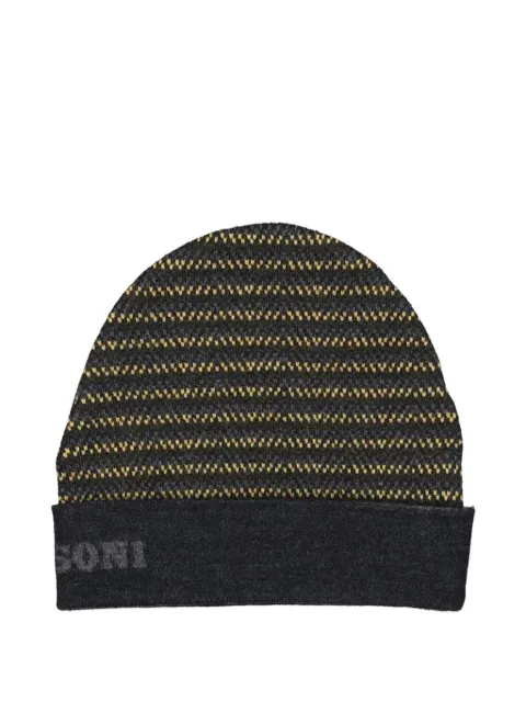 Missoni striped wool beanie 